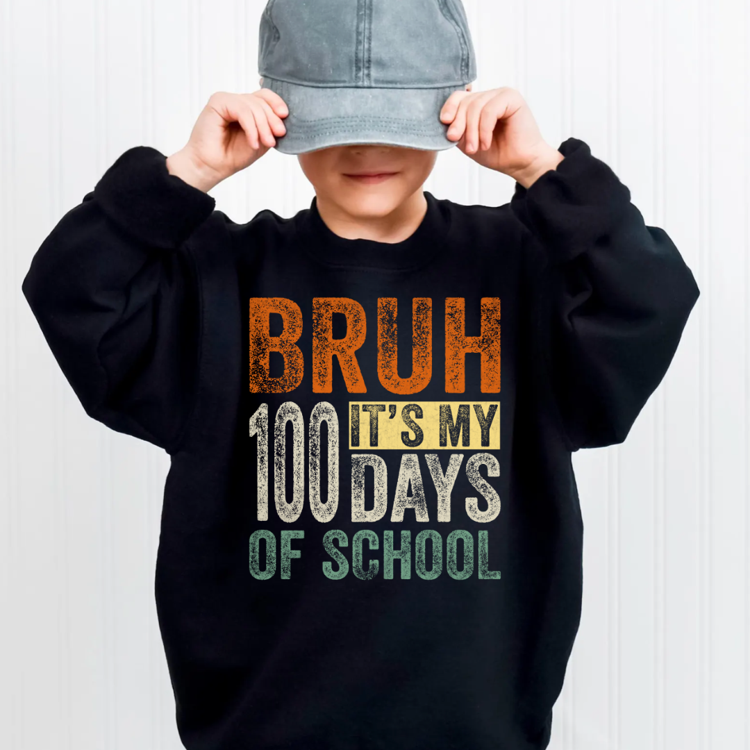 "Bruh" 100 Days Of School Shirt