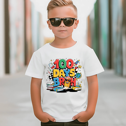 100 Days Of School Bruh Shirt