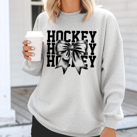 Hockey Bow Crewneck