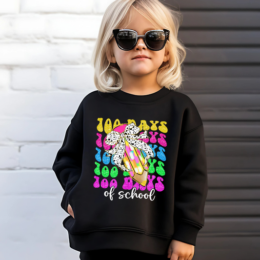 Glitter 100 days of School Pencil Shirt