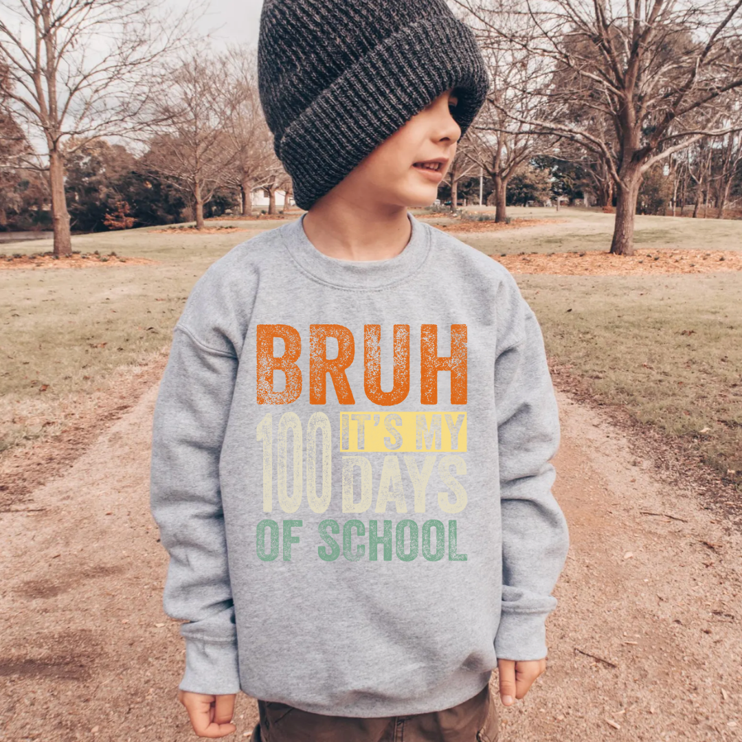 "Bruh" 100 Days Of School Shirt