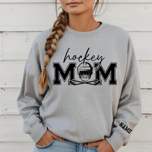 Personalized Hockey Mom Crewneck