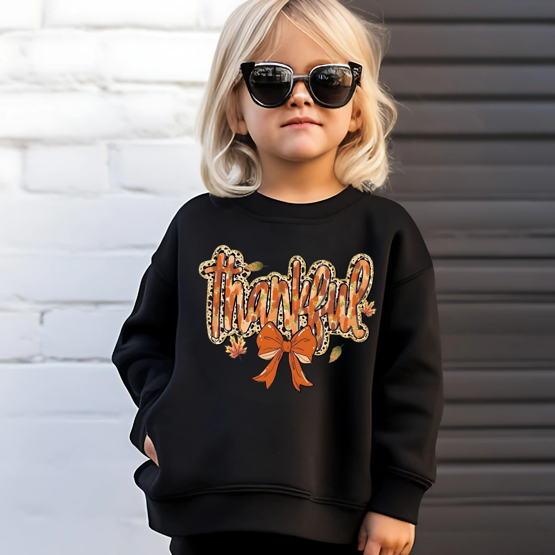 Kids Thankful Crewneck