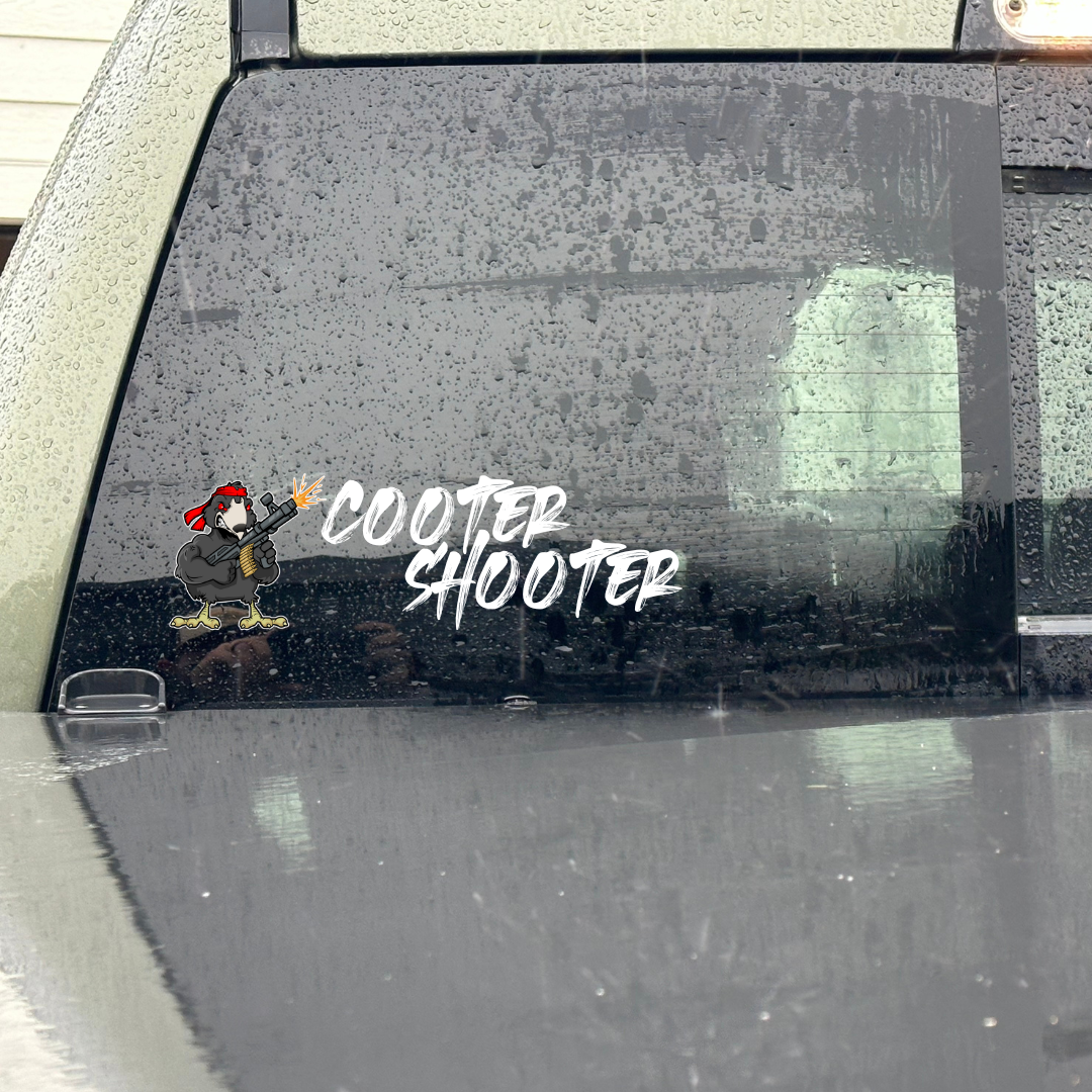 Cooter Shooter Decal