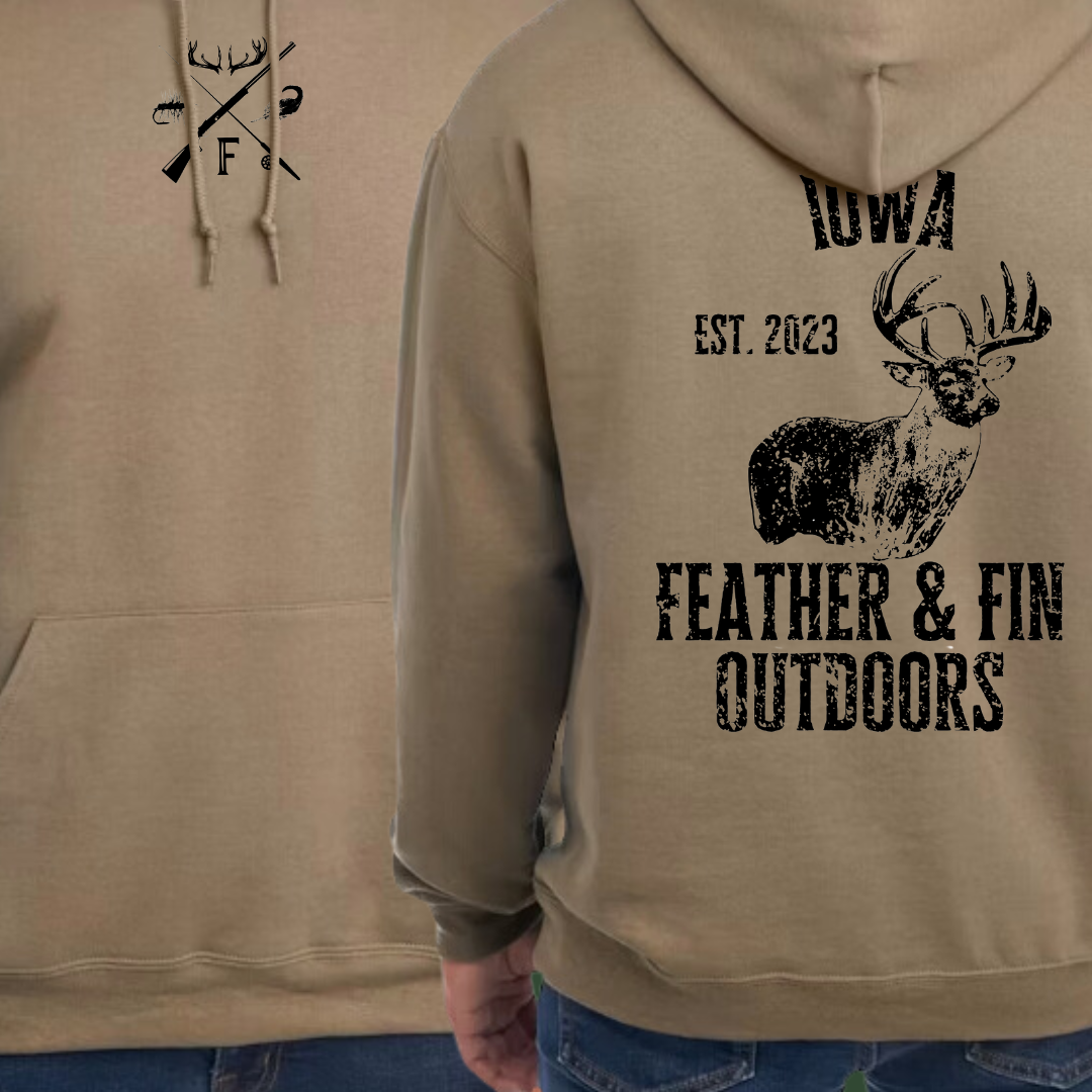 Customizable State Whitetail Hoodie