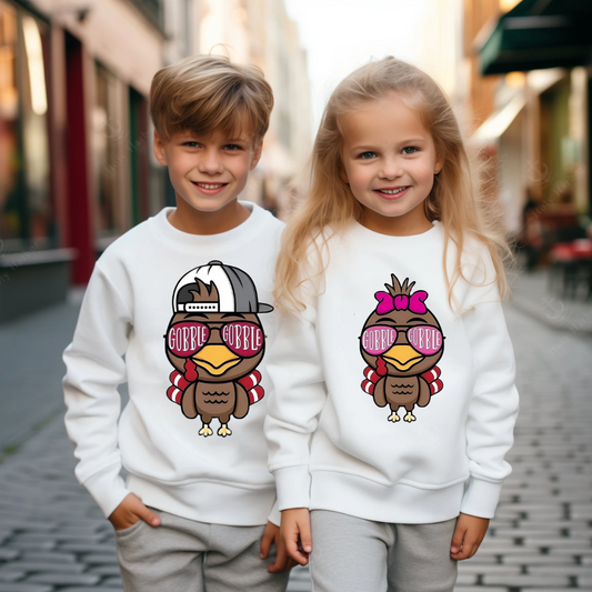 Full Body Turkey Kids Crewneck