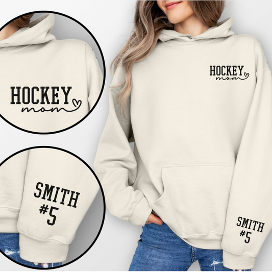 Customizable Hockey Mom Hoodie