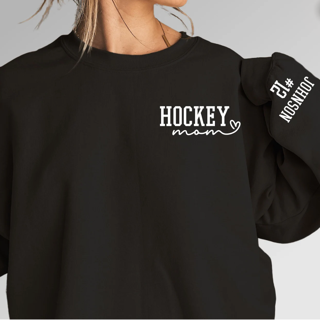 Customizable Hockey Mom Crewneck