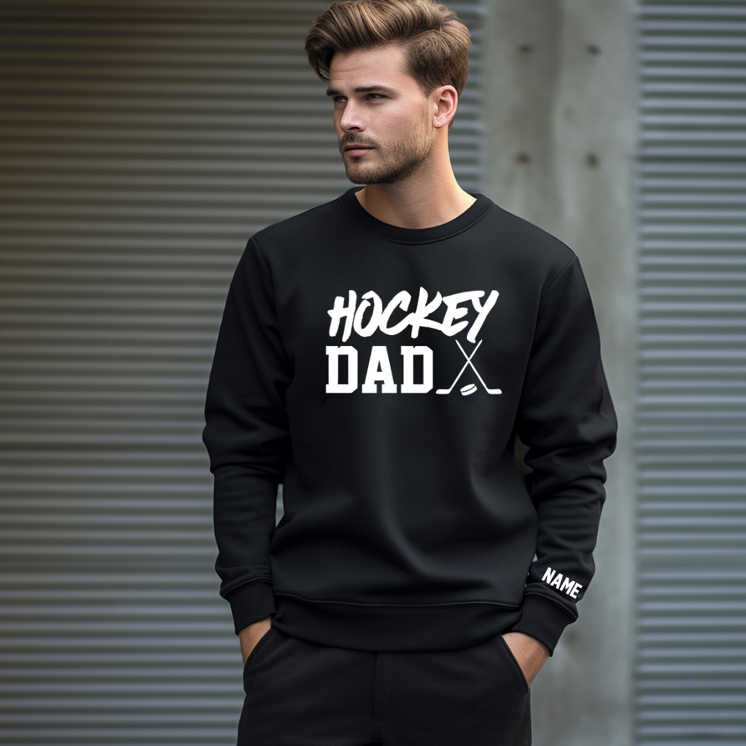 Customizable Hockey Dad Crewneck