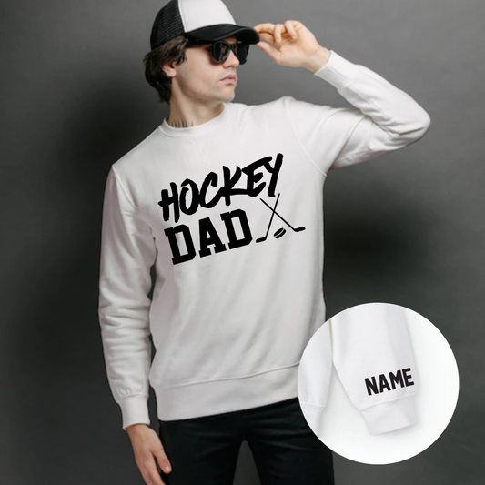 Customizable Hockey Dad Crewneck