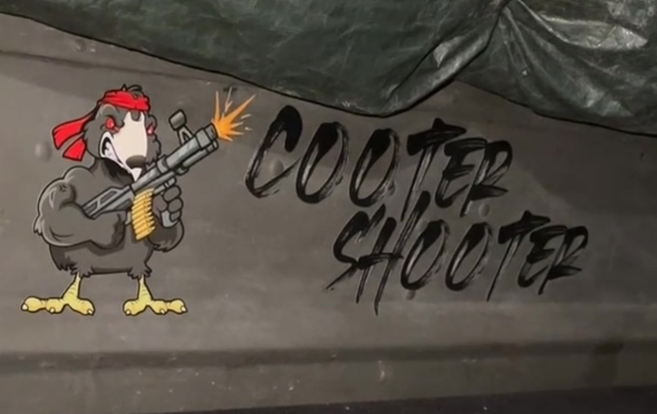 Cooter Shooter Decal