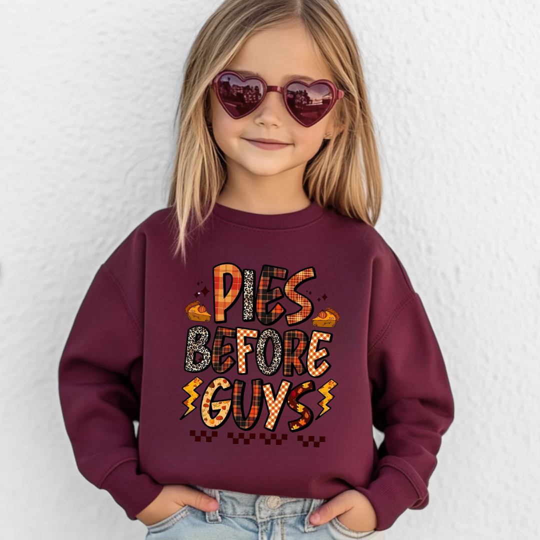 Pie Before Guys Girls Crewneck