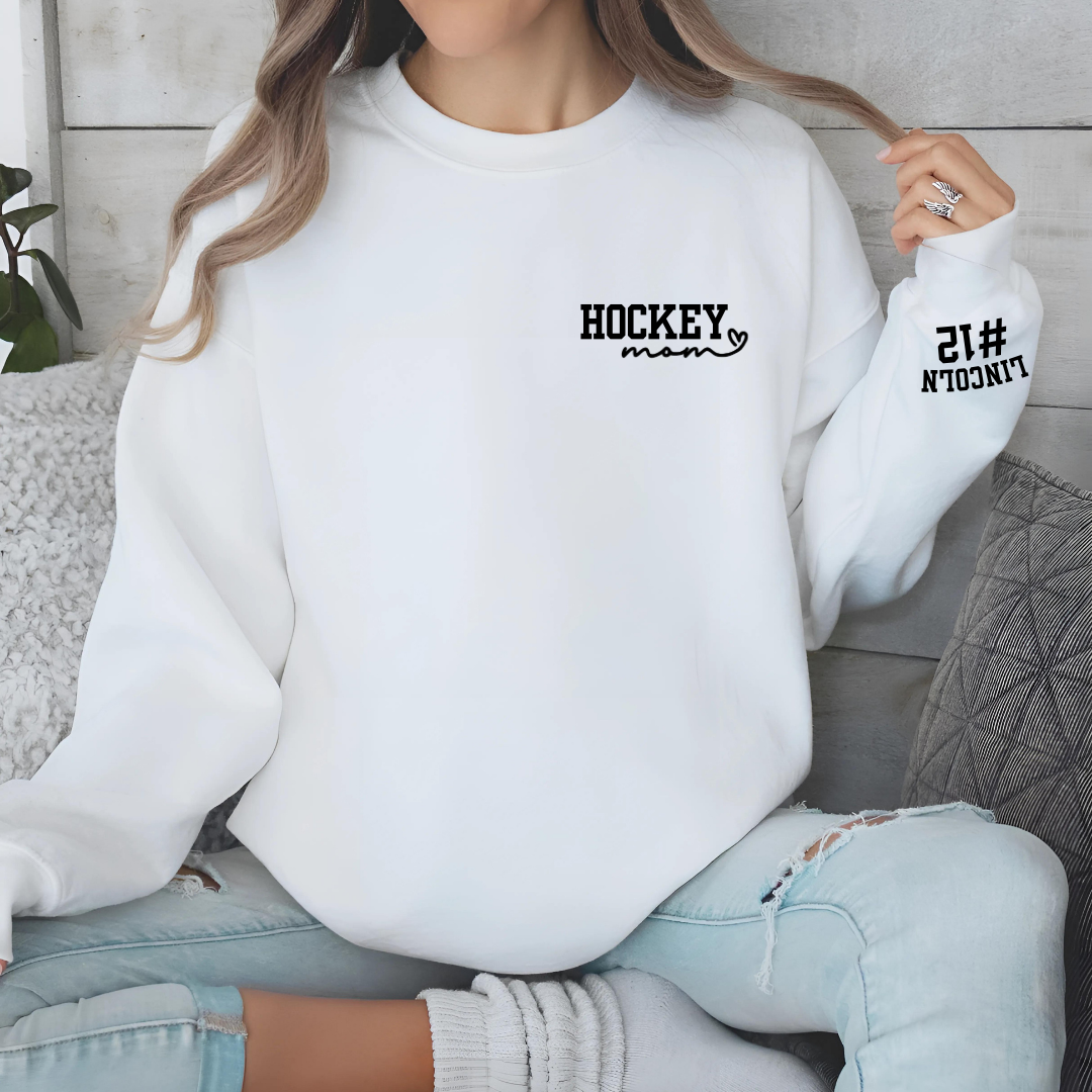 Customizable Hockey Mom Crewneck