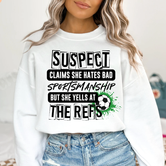 Soccer Mom Suspect Claim Shirt